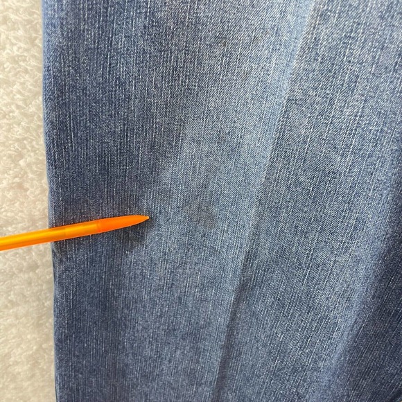 VTG Hard Knocks Mens Carpenter Jeans Size 36 Blue Straight Leg 90s street - Picture 5 of 12